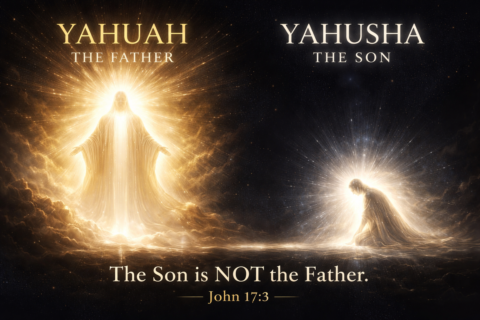 Yahuah the Father and Yahusha the Son - Two Distinct Beings