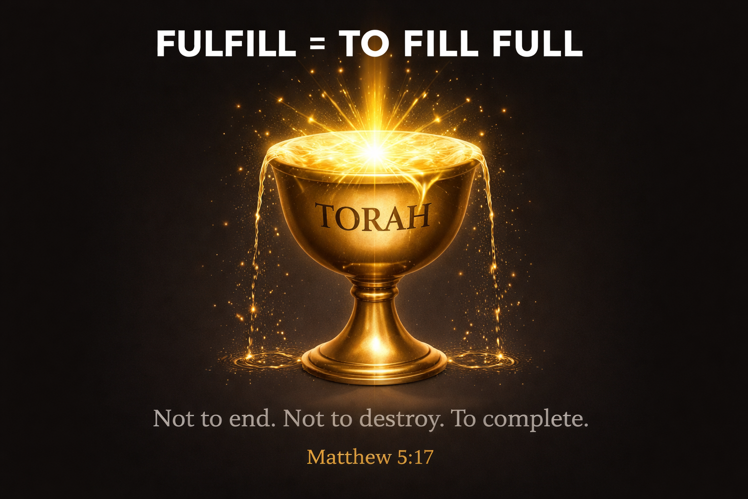 Fulfill Means To Fill Full - Not To End