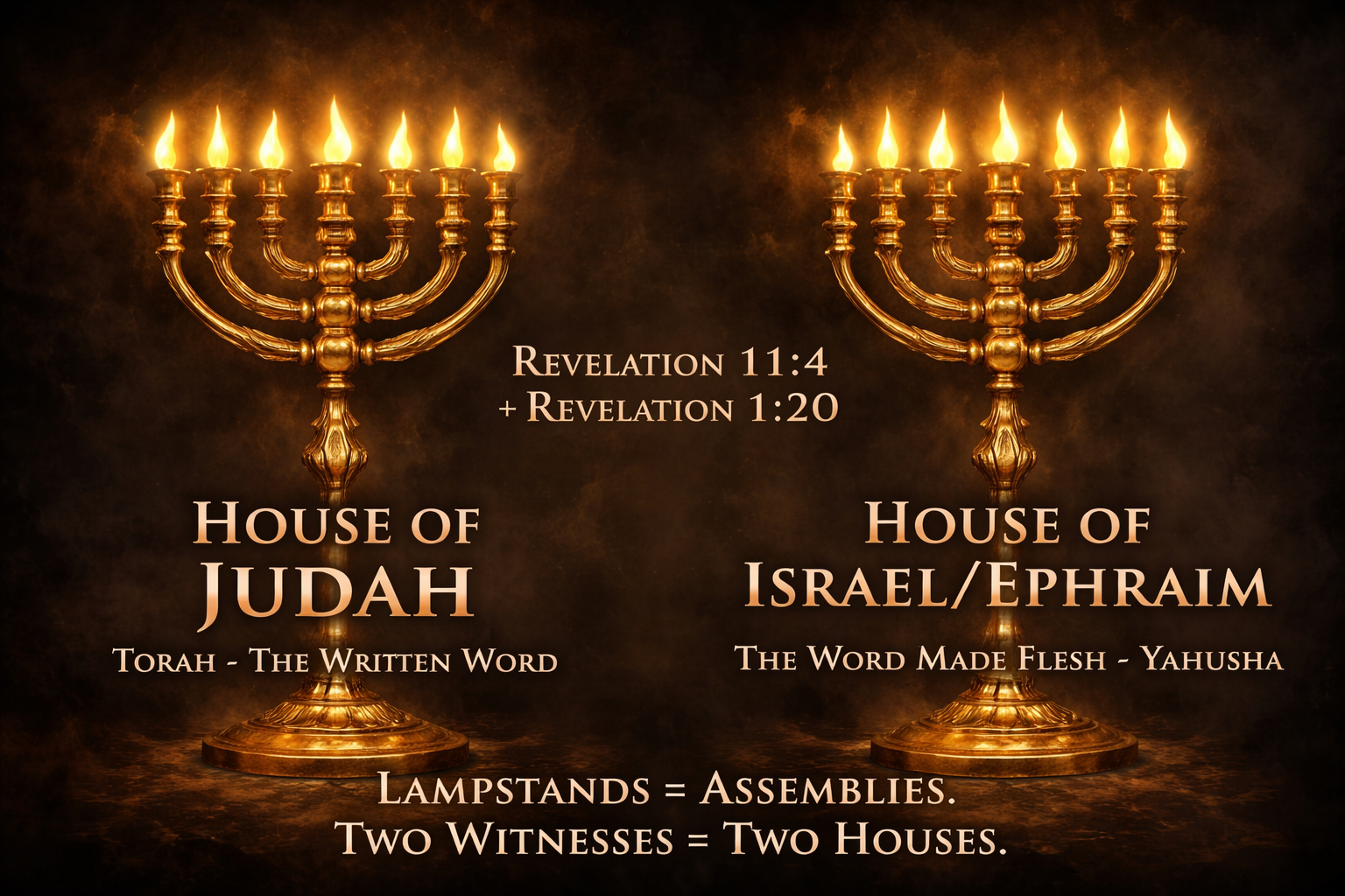 Two Witnesses - House of Judah and House of Israel