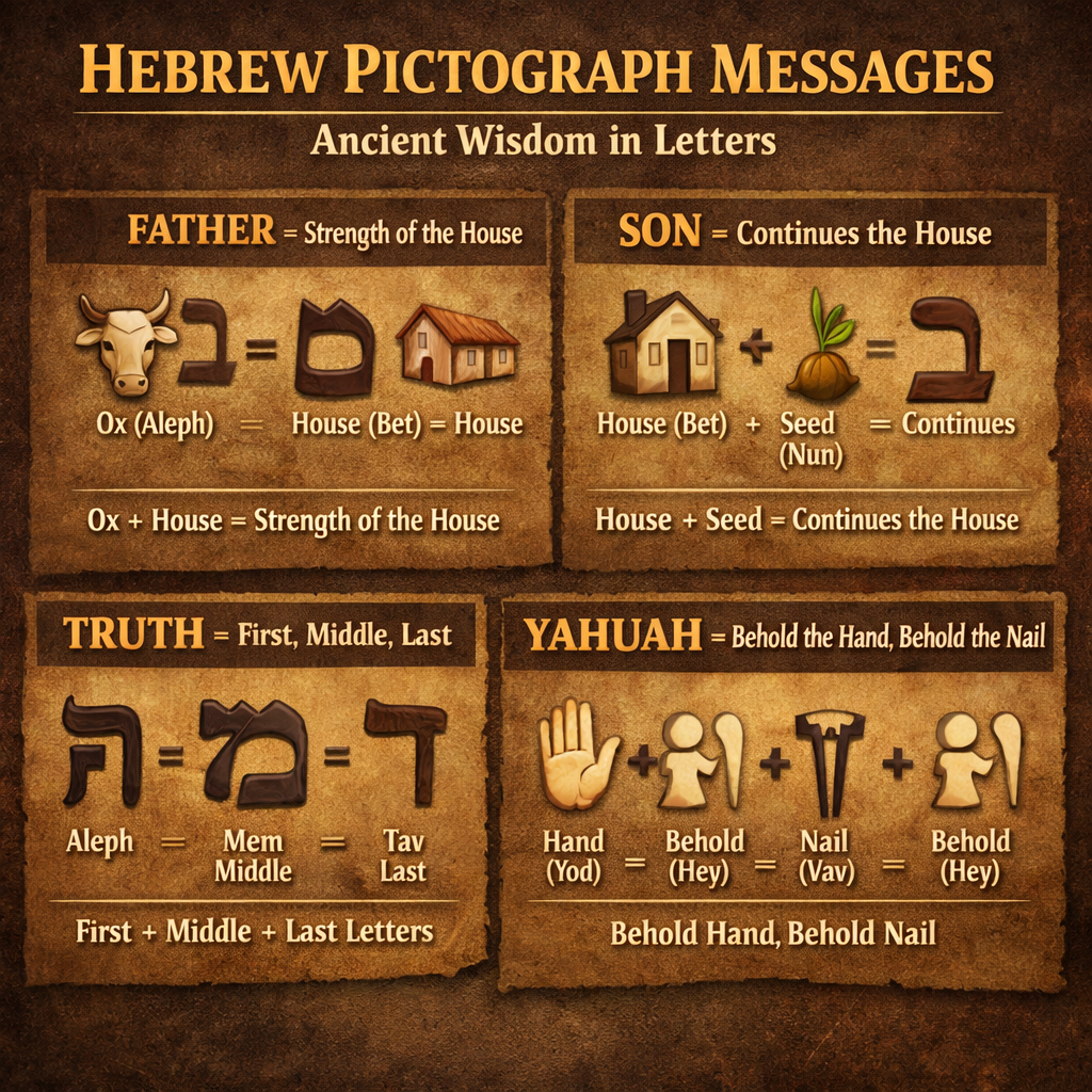 Hebrew Pictographs Hidden Messages