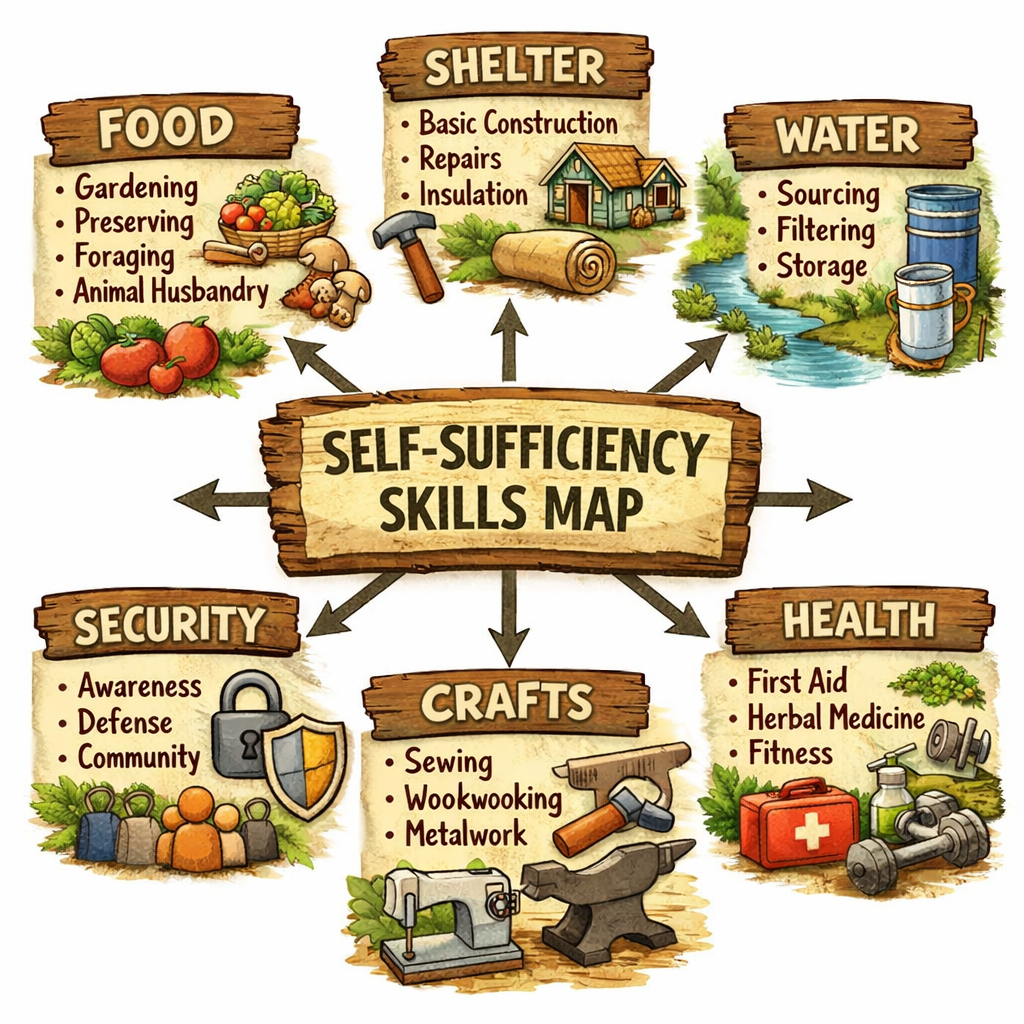 ADULT Self Sufficiency Skills Map