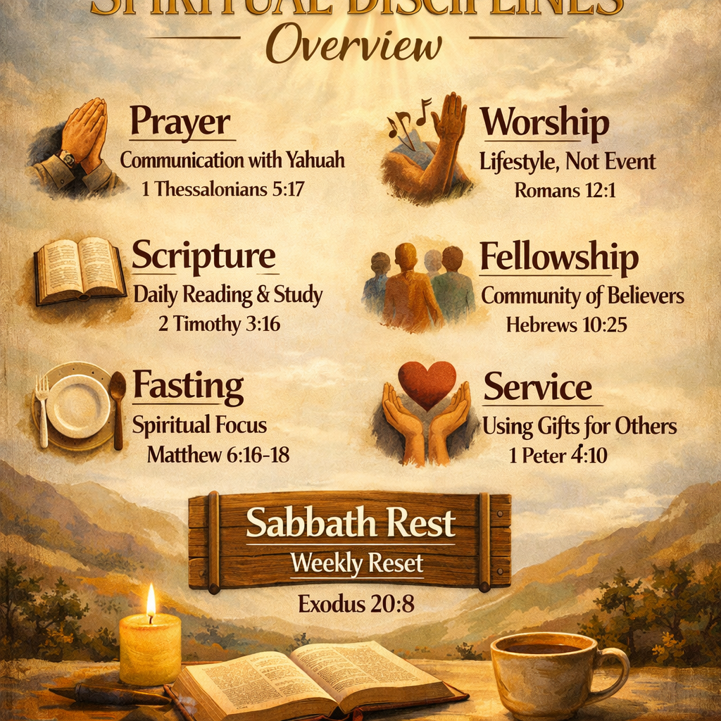 ADULT Spiritual Disciplines Overview