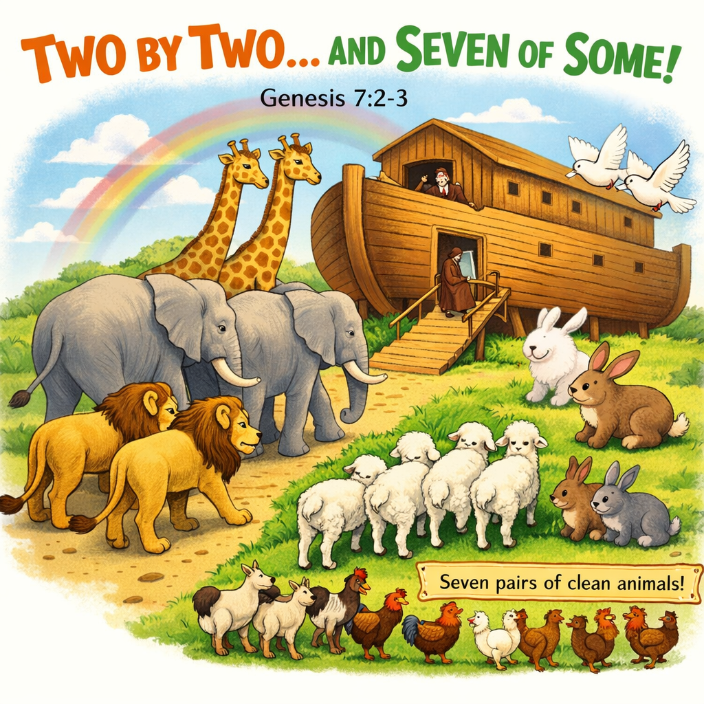 CHILD Noah Animals Pairs