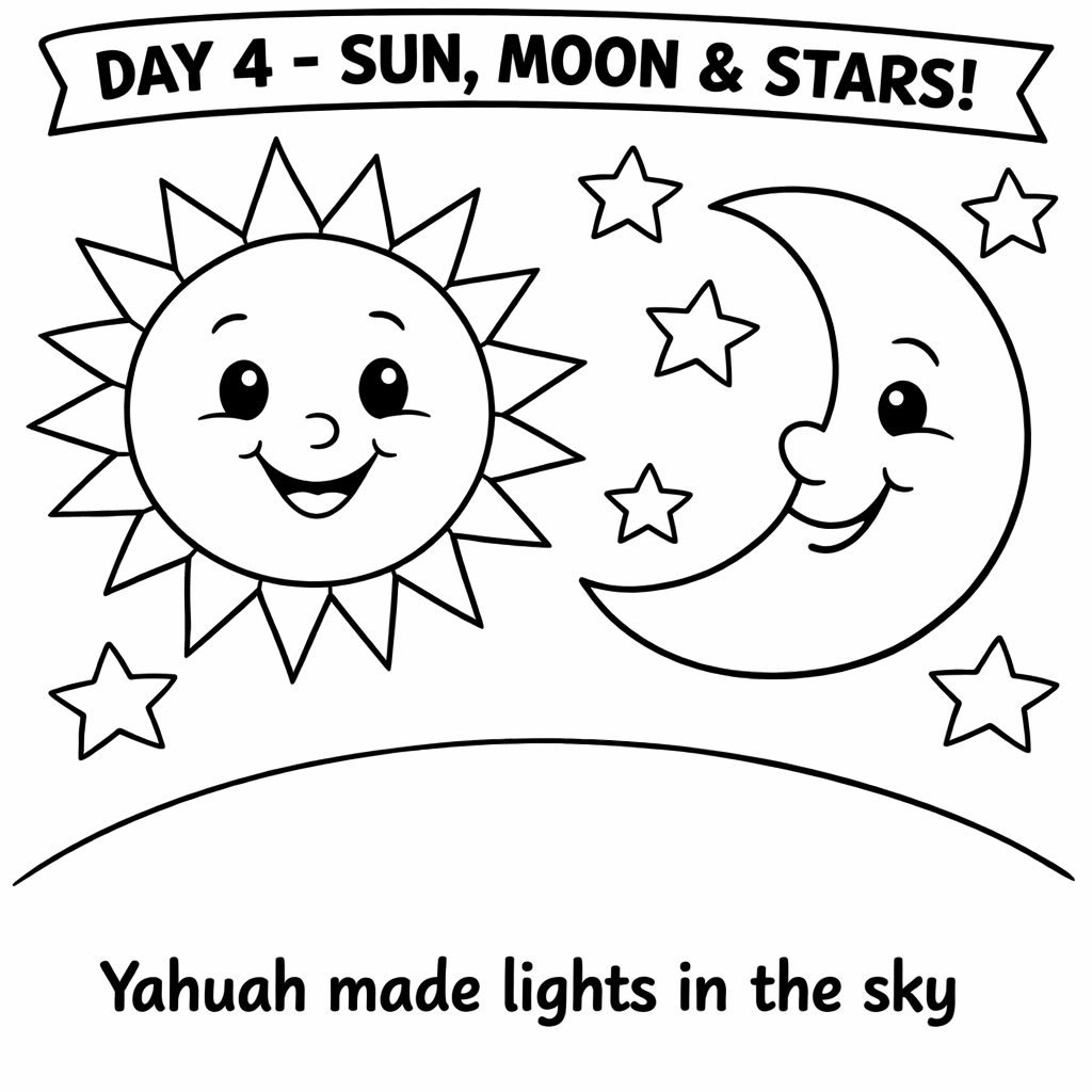 COLORING Day4 SunMoonStars
