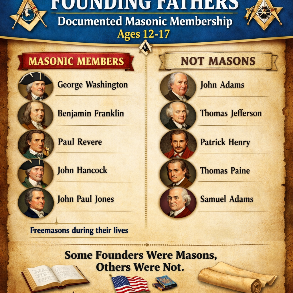 YOUTH HiddenHistory Founders Masonic Status